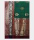 Bottle Green Banaras Tussar Saree T1959114