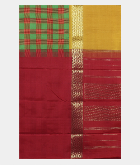 Yellow Handwoven Kanjivaram Silk Saree LJ96024