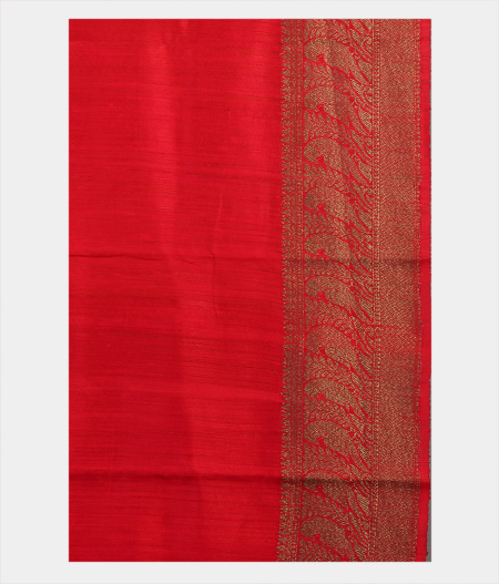 Yellow Banaras Tussar Saree T1846833