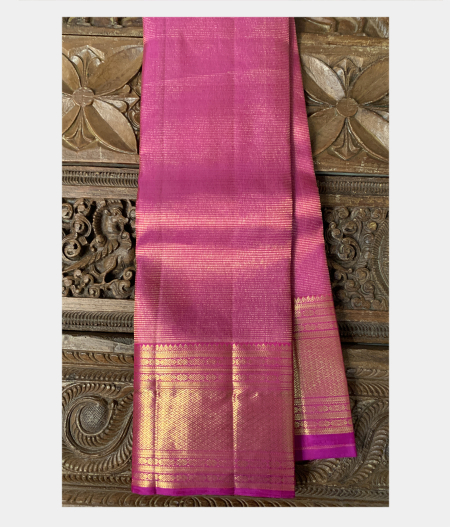 Purple Handwoven Kanjivaram Silk Saree T190149-image