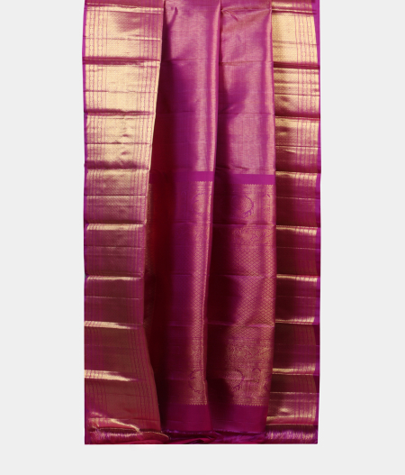 Purple Handwoven Kanjivaram Silk Saree T1901492