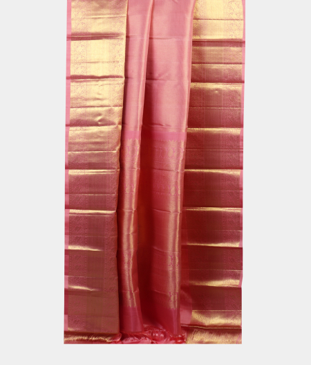 Peach Handwoven Kanjivaram Silk Saree T1901552