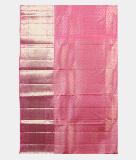 Pink Handwoven Kanjivaram Silk Saree T1902194