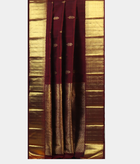 Maroon Handwoven Kanjivaram Silk Saree T1862072