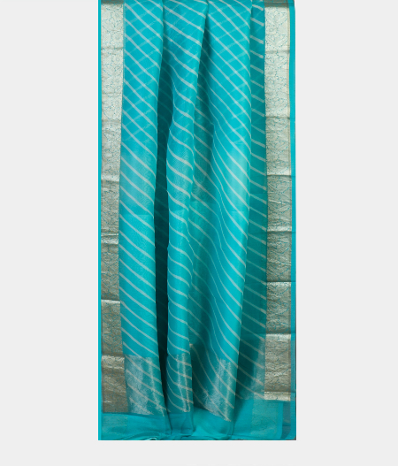 Light Blue Kora Organza Saree T189411-image