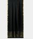 Black Woven Raw Silk Saree T1934681