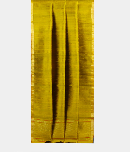 Yellow Woven Raw Silk Saree T193471-image