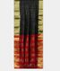 Black Woven Raw Silk Saree T1974321
