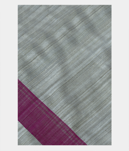Greenish Grey Handwoven Tussar Saree LA6314-image