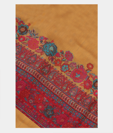 Yellow Cashmere Kani Silk Saree T203185-image