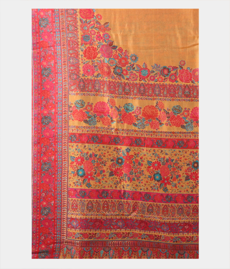 Yellow Cashmere Kani Silk Saree T2031854