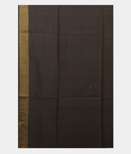 Brown Tussar Printed Saree T1981903