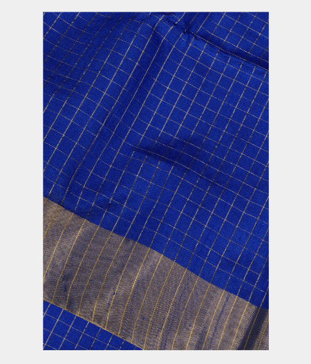 Blue Woven Raw Silk Saree T197429-image