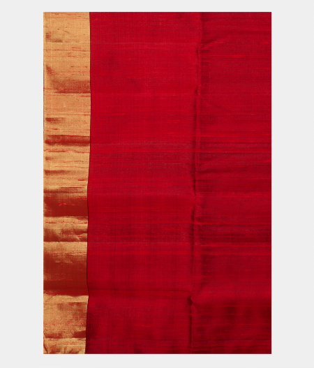Brown Woven Raw Silk Saree T1974253