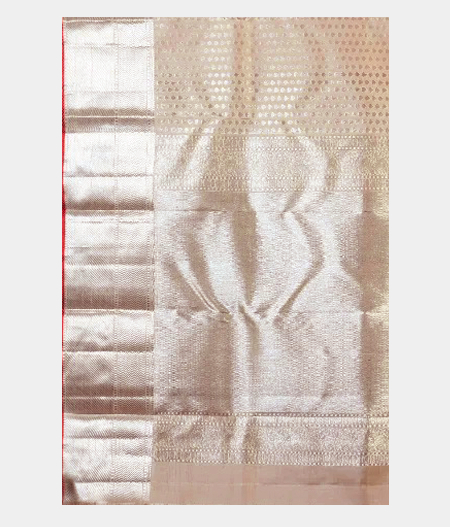 Cream Handwoven Kanjivaram Silk Saree T1646464