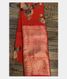 Red Printed Kanjivaram Silk Pavadai T1813662