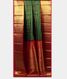 Bottle Green Handwoven Kanjivaram Silk Saree T1988932