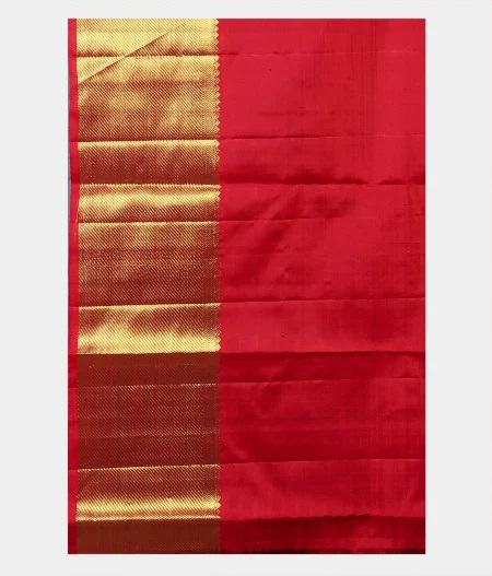 Bottle Green Handwoven Kanjivaram Silk Saree T1988933