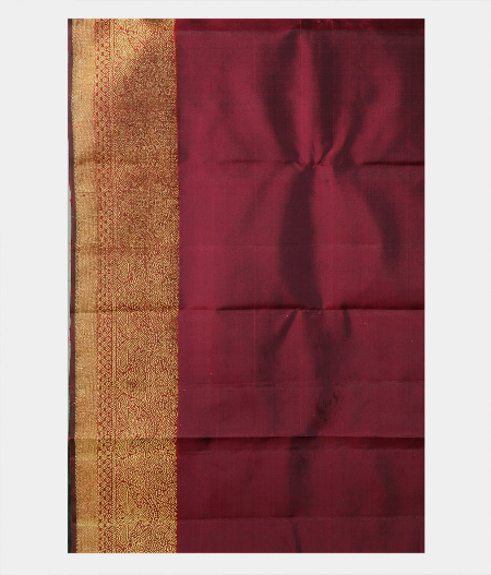 Bottle Green Handwoven Kanjivaram Silk Saree T1929073