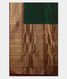 Bottle Green Handwoven Kanjivaram Silk Saree T1929074