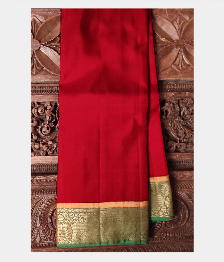 Red Handwoven Kanjivaram Silk Saree T175150-image