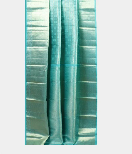 Light Blue Handwoven Kanjivaram Silk Saree T1918642