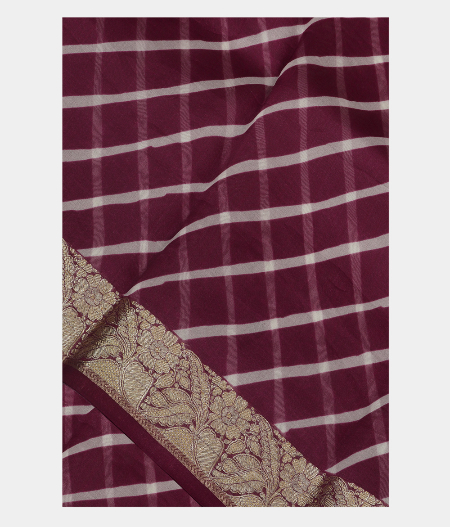 Purple Kora Organza Saree T189403-image