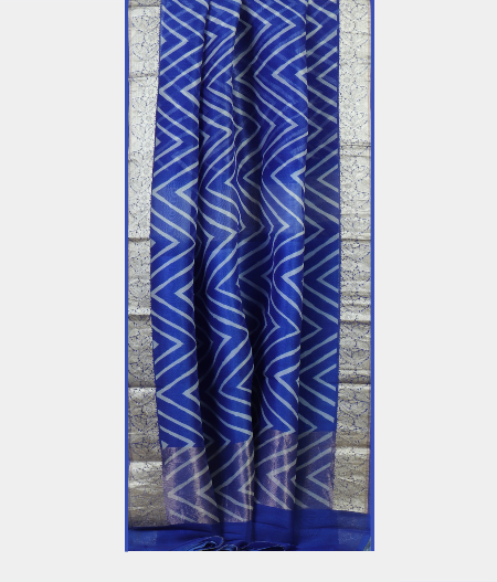 Blue Kora Organza Saree T1893892