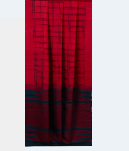 Red Soft Silk Saree T1766542