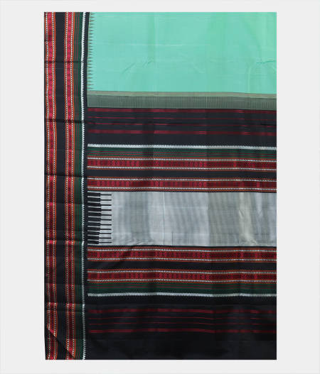 Green Handwoven Kanjivaram Silk Saree T1931294