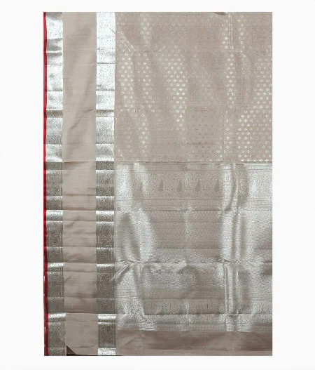 Dark Beige Handwoven Kanjivaram Silk Saree T1521044