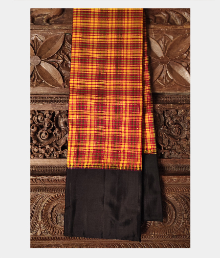 Multicolour Handwoven Kanjivaram Silk Saree T112916-image