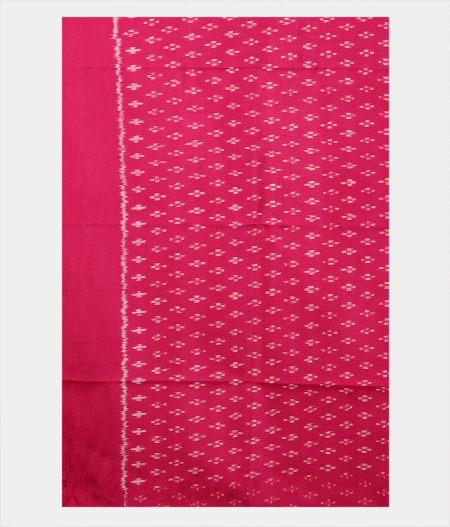 Peach Ikat Silk Saree T1988123