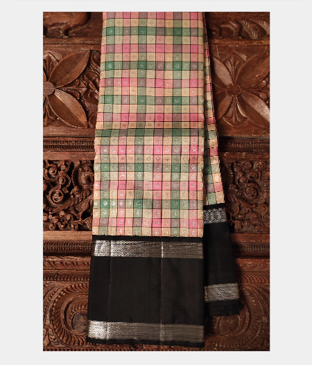 Multicolour Handwoven Kanjivaram Silk Saree T189843-image