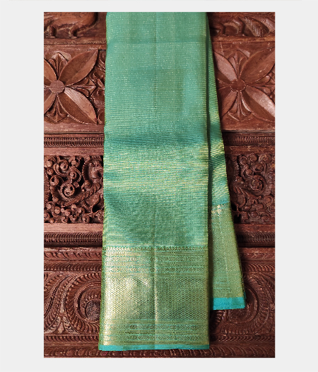 Green Handwoven Kanjivaram Silk Saree T190132-image