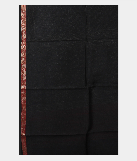 Black Soft Tussar Printed T1993302