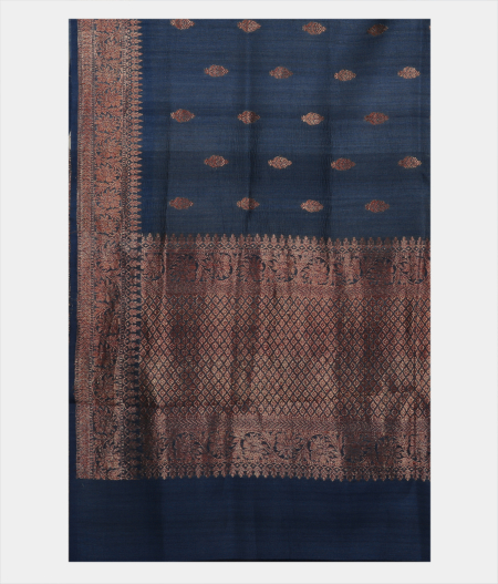 Blue Tussar Saree T1898554
