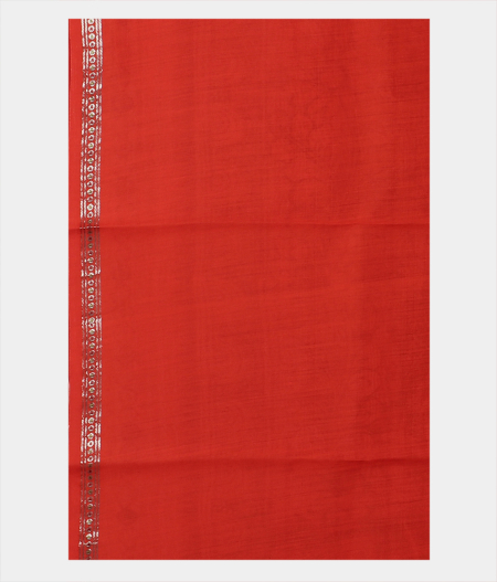 Red Kora Organza Printed Saree T1994604