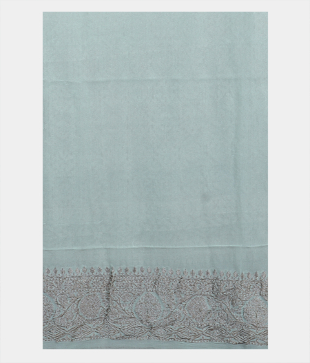 Peach Banaras Georgette Silk Saree T2055533