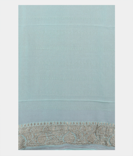 Pink Banaras Georgette Silk Saree T2055463