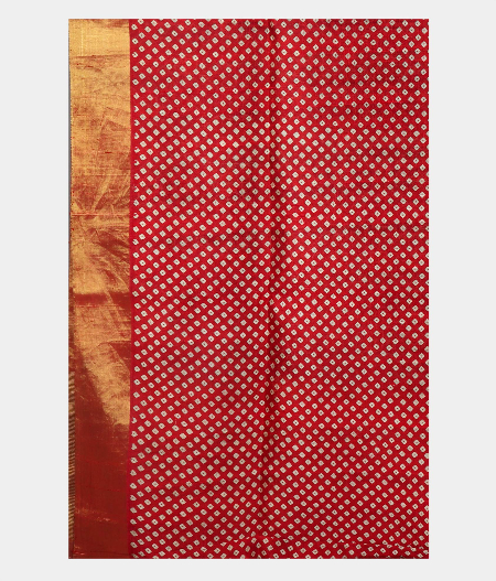 Dark Blue Tussar Printed Silk Saree T1915023