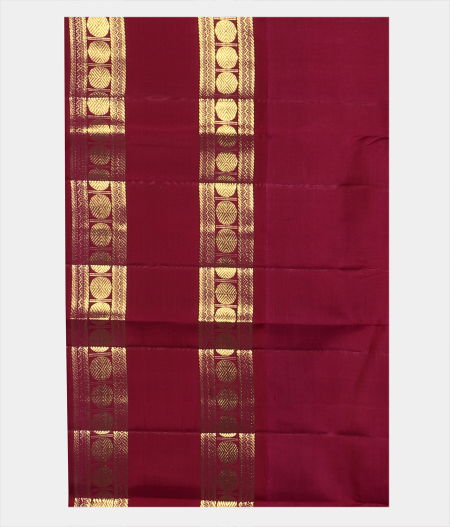 Peach Handwoven Kanjivaram Silk Saree T2049363