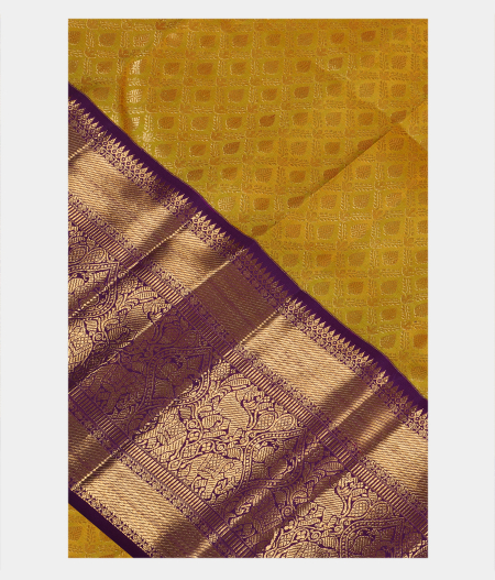 Green Handwoven Kanjivaram Silk Saree T205900-image
