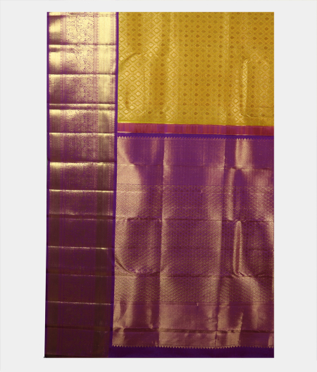 Green Handwoven Kanjivaram Silk Saree T2059004