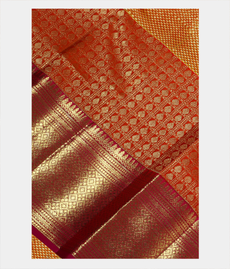 Yellow Handwoven Kanjivaram Silk Saree T205840-image