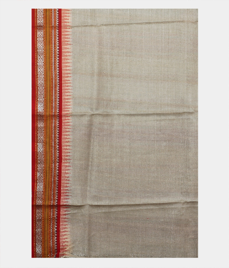 Grey Vidarbha Tussar Saree T2034153