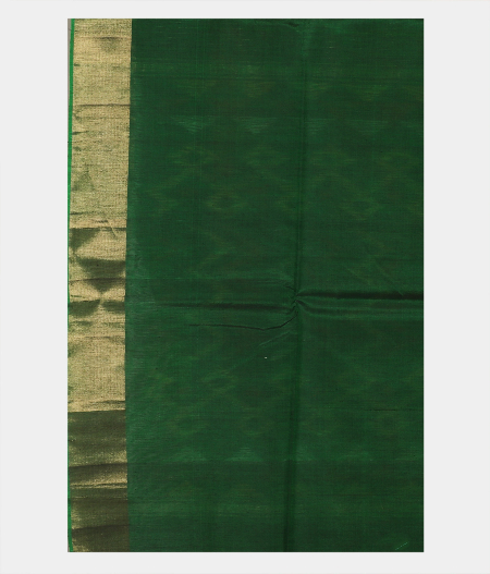 Orange Pochampalli Silk Cotton Saree  T188727 3