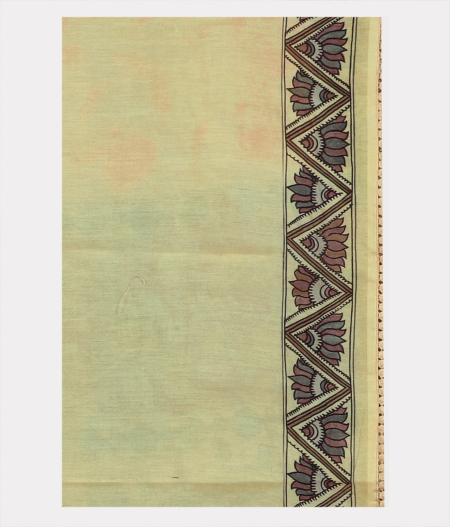 Yellow Kora Organza Embroidery Saree T2040193