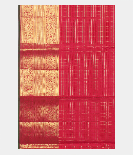 Purple Handwoven Kanjivaram Silk Saree T1384743