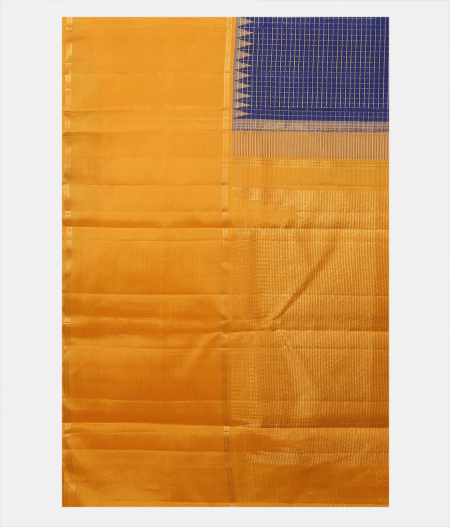 Blue Handwoven Kanjivaram Silk Saree T1861104